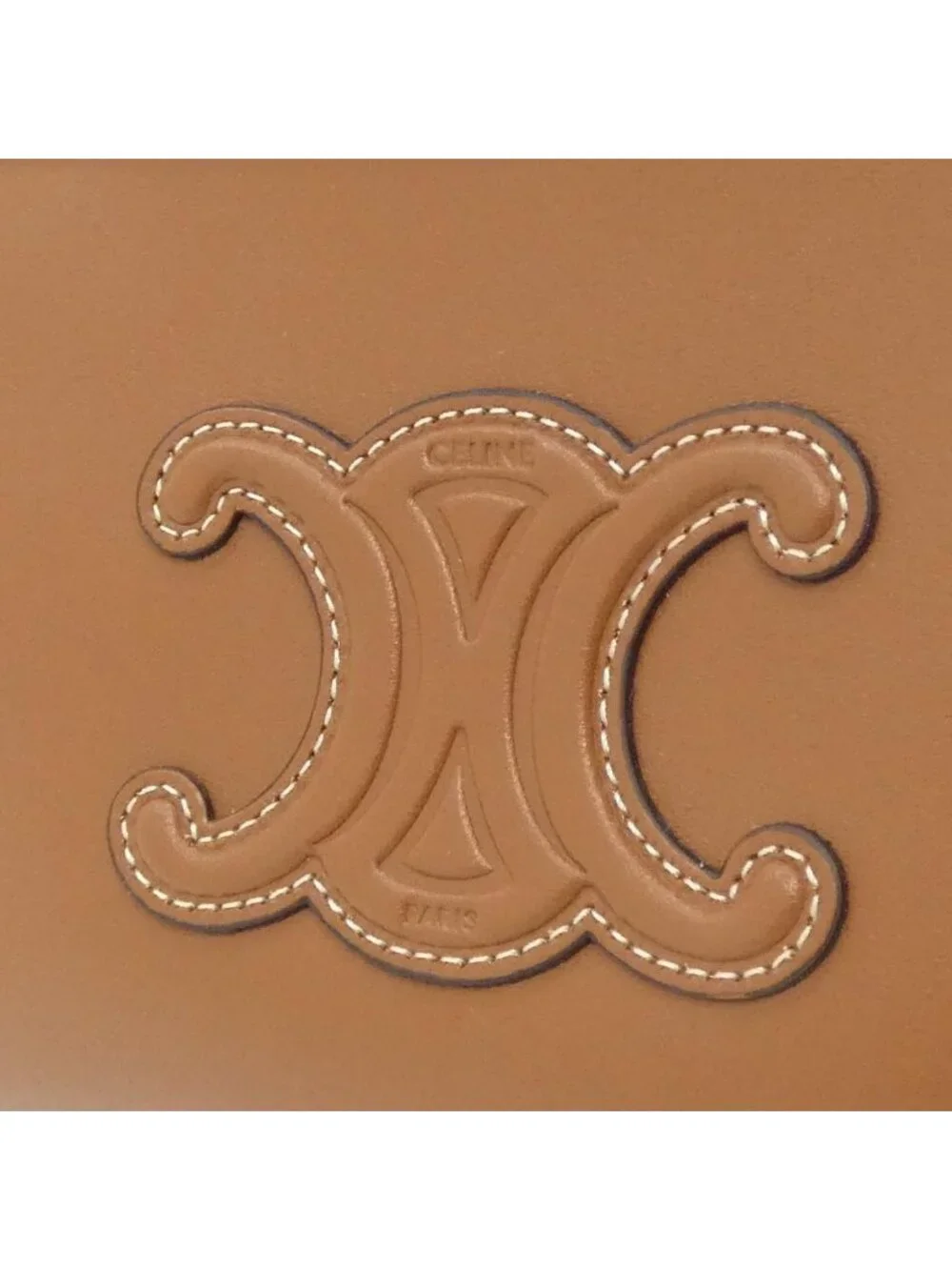 ★SOLD★ Celine Chain Clutch Cuill Triomphe - Picture 4 of 9